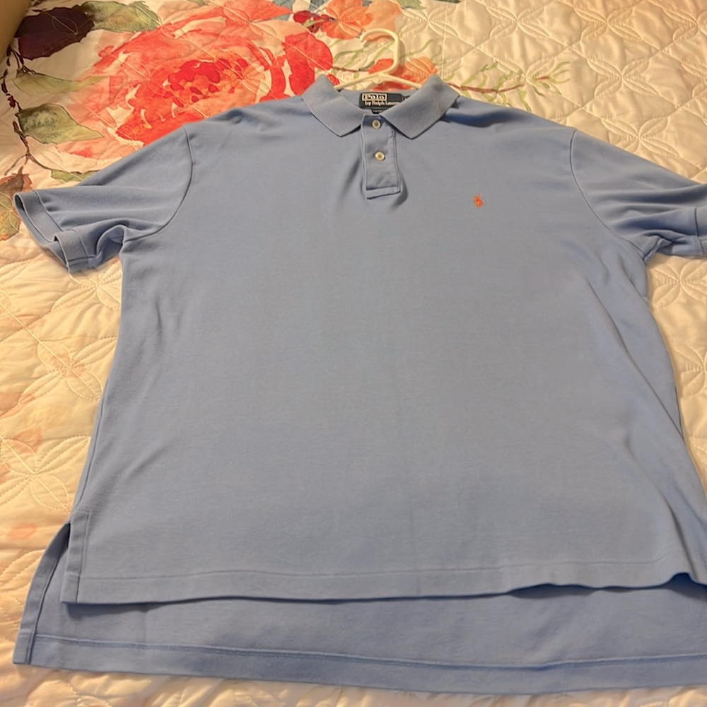 Polo by Ralph Lauren Polo Shirt L - Light Blue